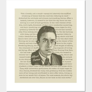 Albert Camus Portrait and Quote Posters and Art